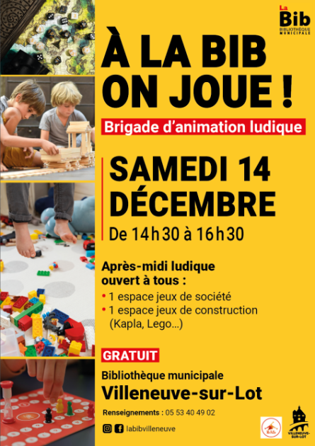 On joue à la Bib déc 24