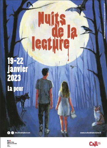 Nuit de la lecture 2023 affiche
